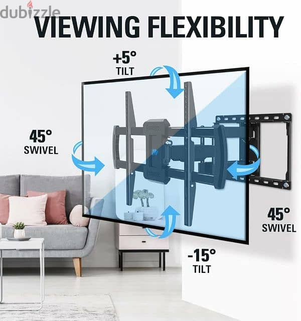 LED tv corner stand for 50to75 size available 1