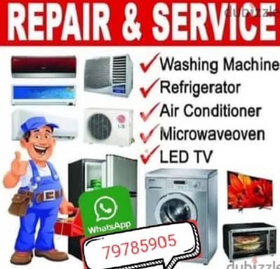 AC FRIDGE FREEZER AUTMATIC WASHING MACHINE RAPIER& SERVICES