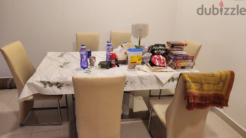 Dining table and 6 chairs 4