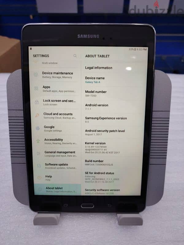 Samsung Tablet with power cable only 30 Omani riyal offer price 1