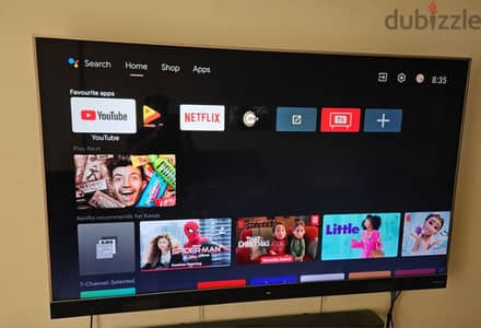 TCL 75" inches LED TV, SMART android TV, UHD 4K