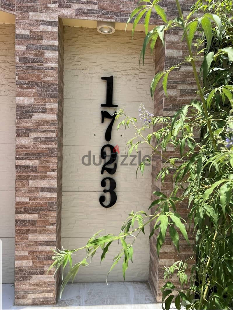 3D house number, custom made on order 3