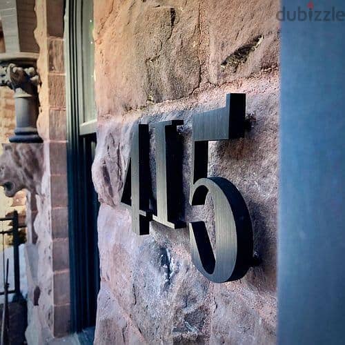 3D house number, custom made on order 7