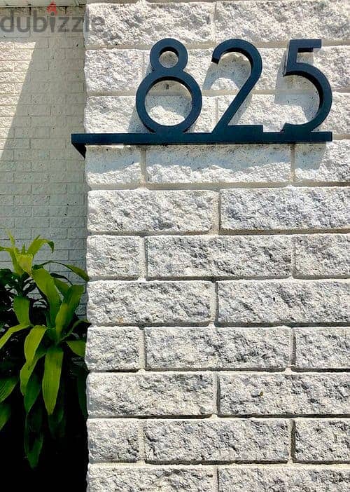 3D house number, custom made on order 8