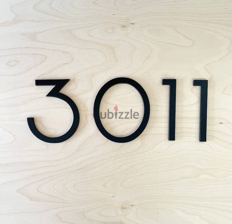 3D house number, custom made on order 11