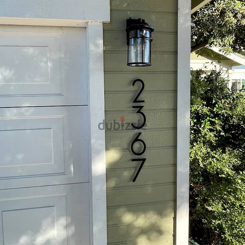 3D house number, custom made on order 13