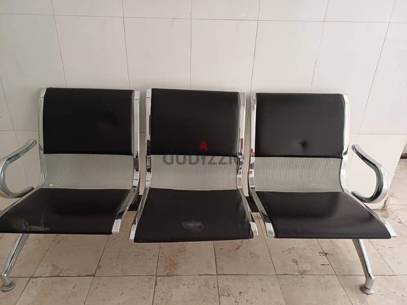 Office chair steel and wooden chair for sale 0