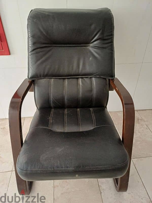 Office chair steel and wooden chair for sale 2