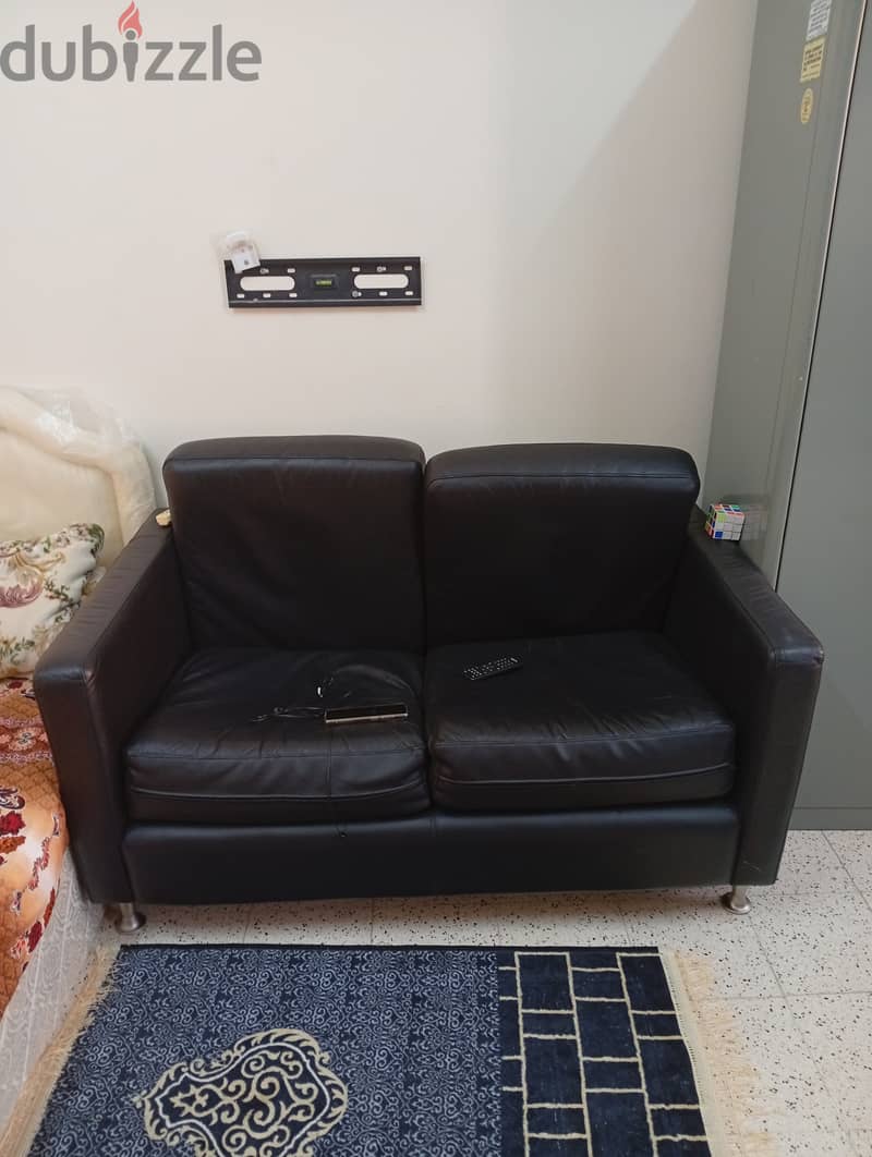 Double coat with side table, sofa, table with chair for sale 3