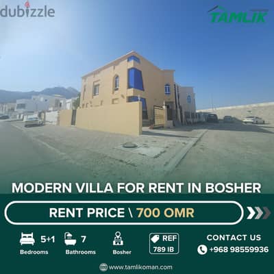 Modern Villa for Rent in Bosher | REF 789iB