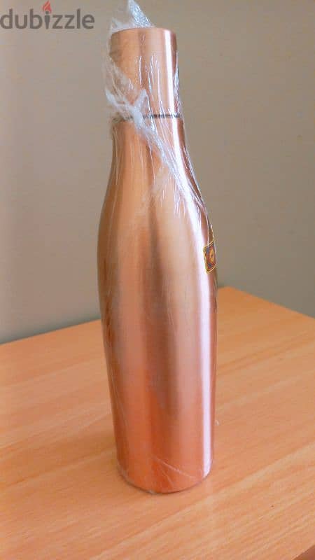 COPPER WATER BOTTLE 1 L BRAND NEW 0