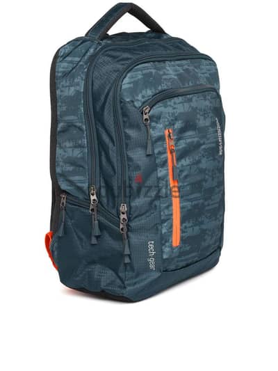 AMERICAN TOURISTER Unisex Blue Graphic  travel Backpack