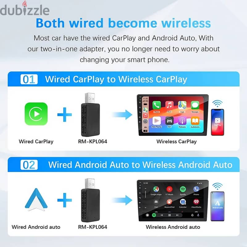 Wired carplay to Wireless CarPlay 2