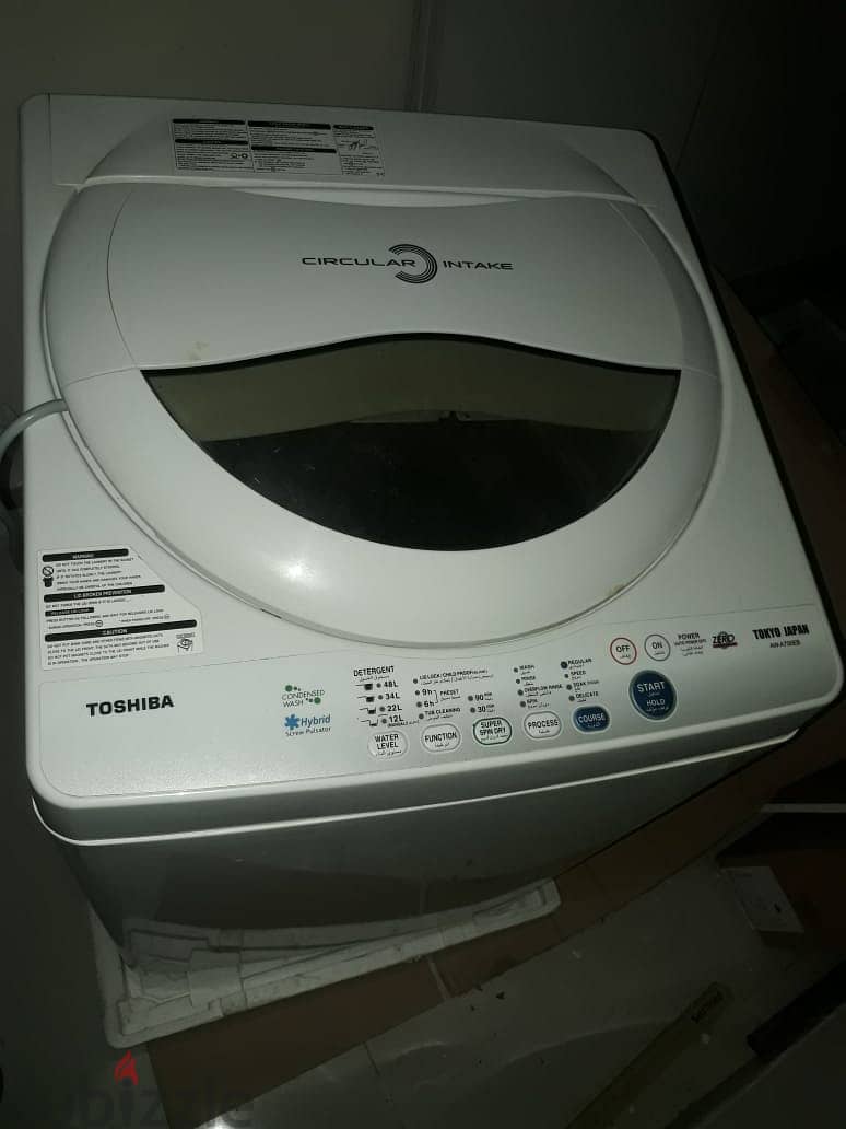 Toshiba Top Load Fully Automatic 7kg 2