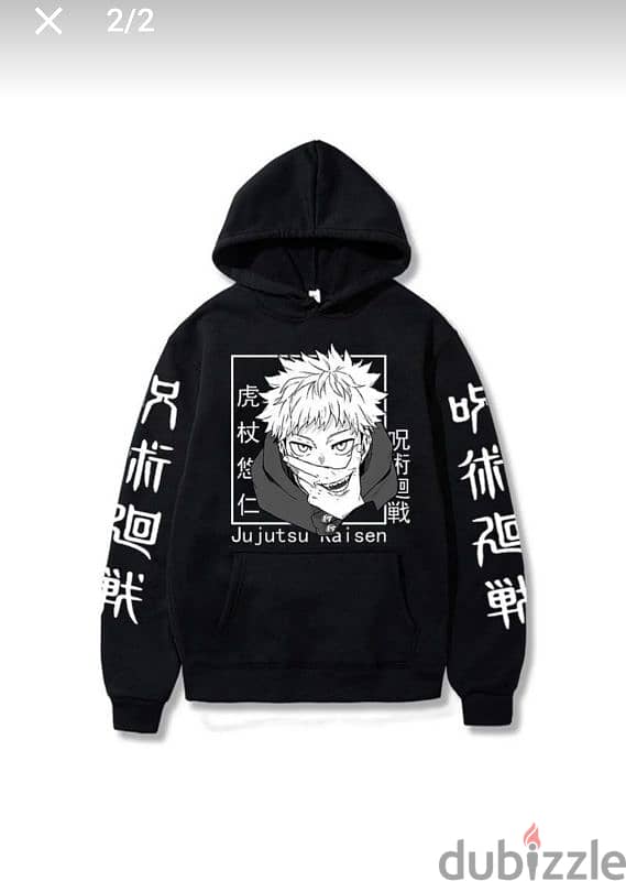 hoodie jujutsu kaisen/جاكيت جوجوتسو كايسن 0