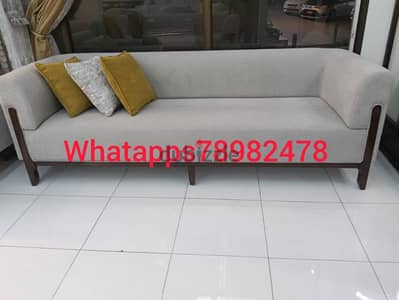 New Wooden Sofa – 5 Seater (3+1+1)