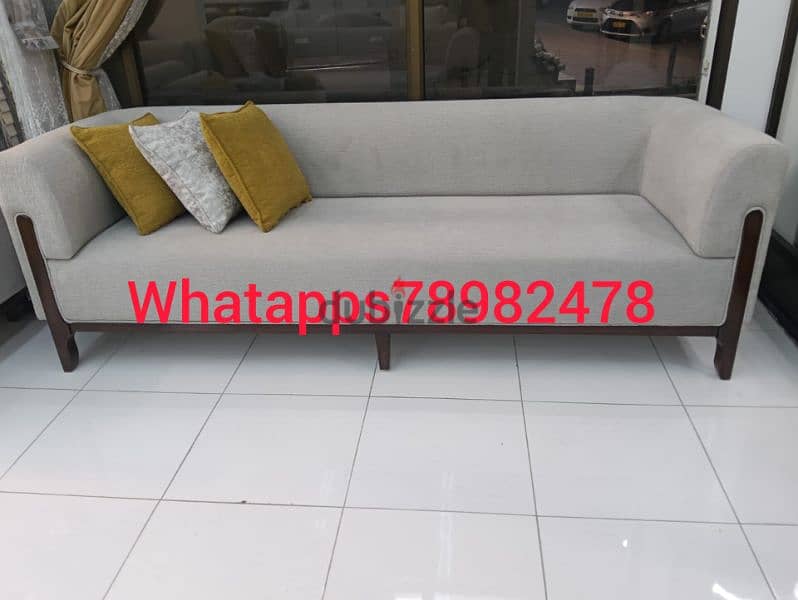 New Wooden Sofa – 5 Seater (3+1+1) 0