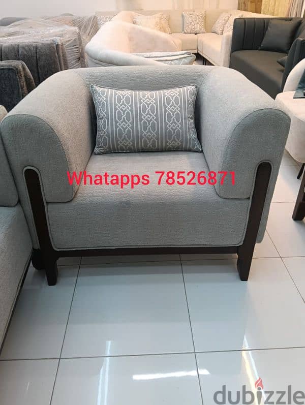 New Wooden Sofa – 5 Seater (3+1+1) 1