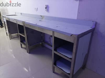 steel working table customising