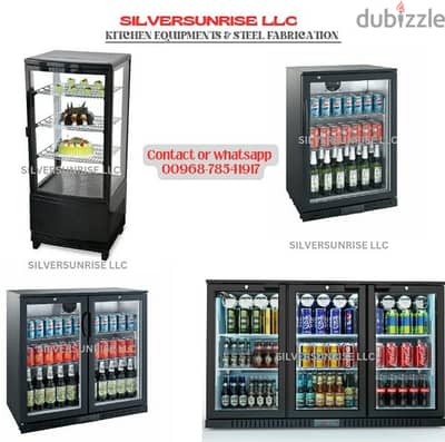 display case & bar cooler available