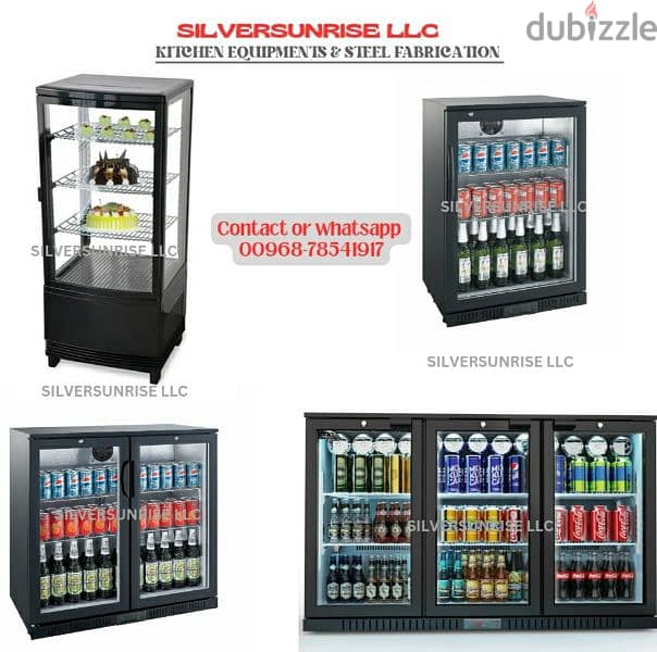 display case & bar cooler available 0