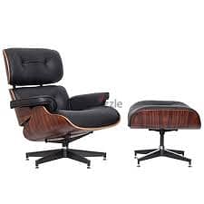 Premium eames lounging chair with ottoman 1