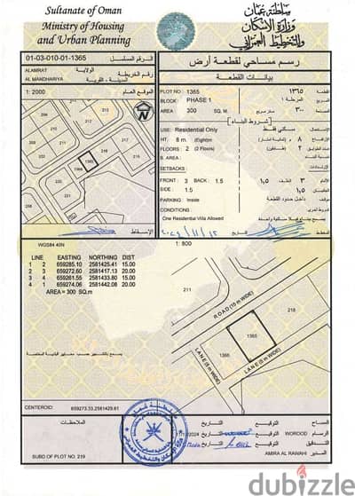 انا المالك / للبيع ارض في العامرات / المنظرية/ اقل سعر في العامرات