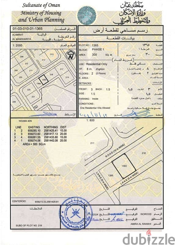 انا المالك / للبيع ارض في العامرات / المنظرية/ اقل سعر في العامرات 0