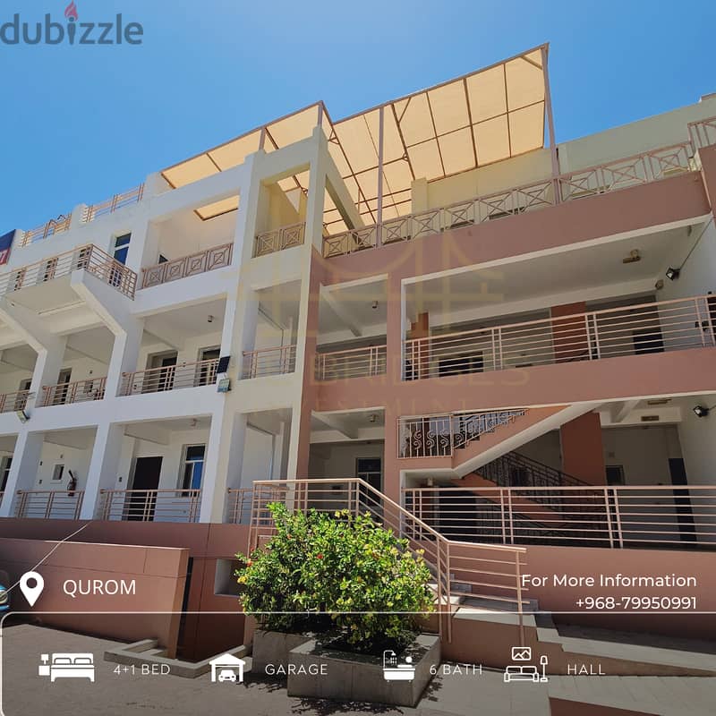 Excellent 4+1 BR Townhouse Available for Rent in Al Qurum 0