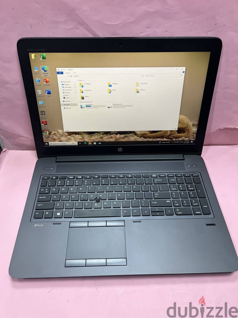 HP WORKESTATION XEON 16GB RAM 512GB SSD 2GB NVIDIA GRAPHICS 15-6 INCH 3