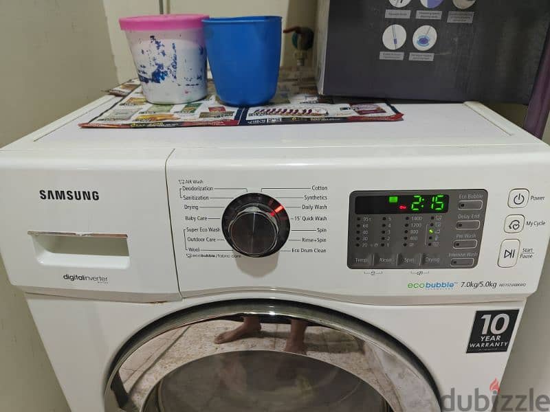 Samsung Washing Machine Front Load (washer+dryer) 1