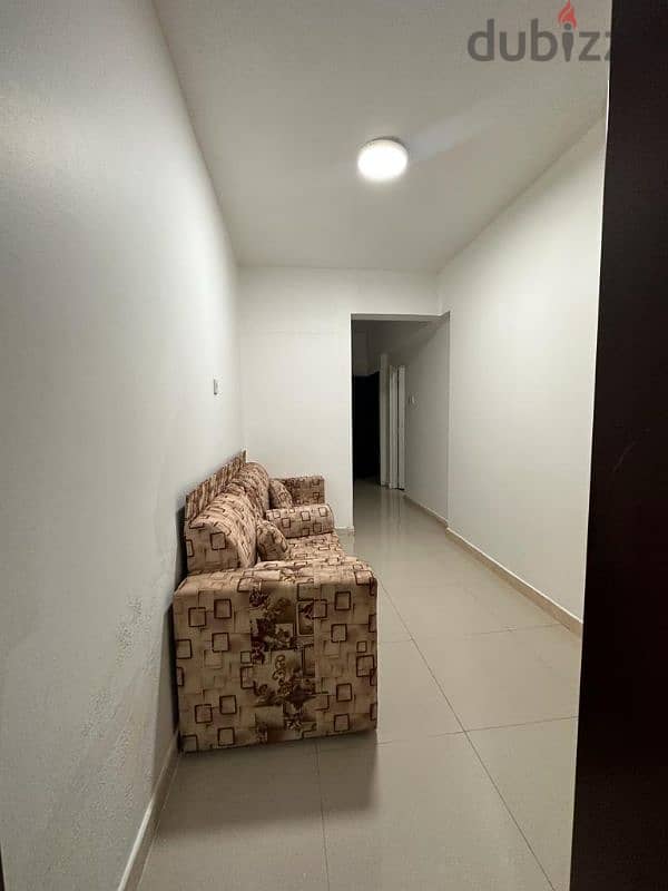 furnished studio with small hall in ghubra near Al tamam market 195 RO 1