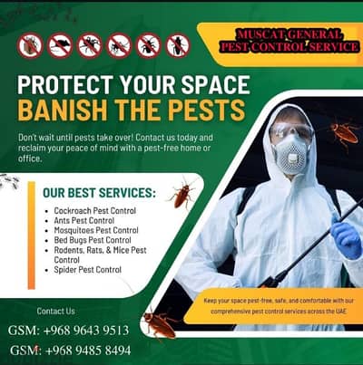 Muscat general pest control service