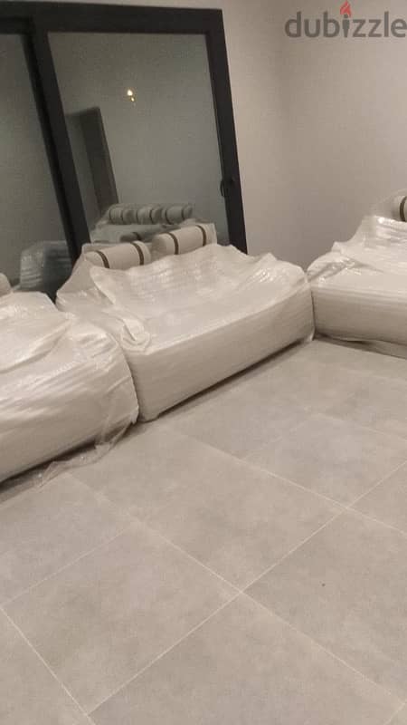 urgent unused Danube new sofa set for sale 2 yrs warranty 1