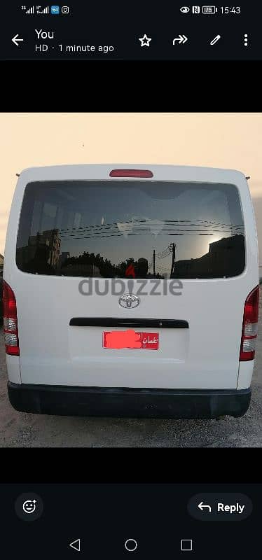 BUS HIACE FOR RENT/TRANSPORT SERVICES. . . . للإيجار مع السائق 3