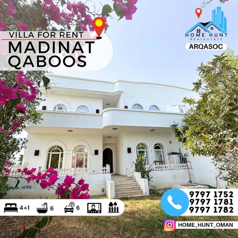 MADINAT QABOOS | SPACIOUS 4+1 BR VILLA 0