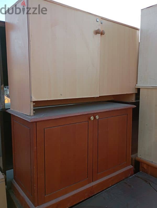 Used Wooden cupboard available for Sale 2