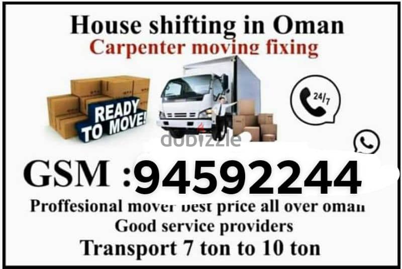 House shifting service all Muscat oman and Dubai to Muscat 0