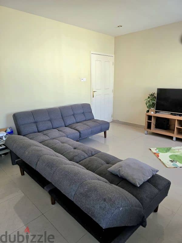 very good condition Neat and clean sofa cum bed for sale 1