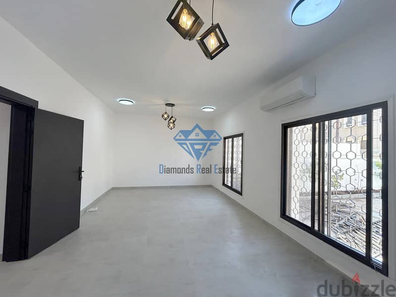 Renovated 3-Bedroom Ground floor Apartment for Rent in Al Khuwair 3