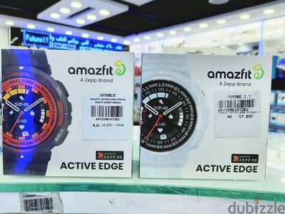 Amazfit Active Edge Smart Watch 46 mm, Rugged Sport & Fitness watch