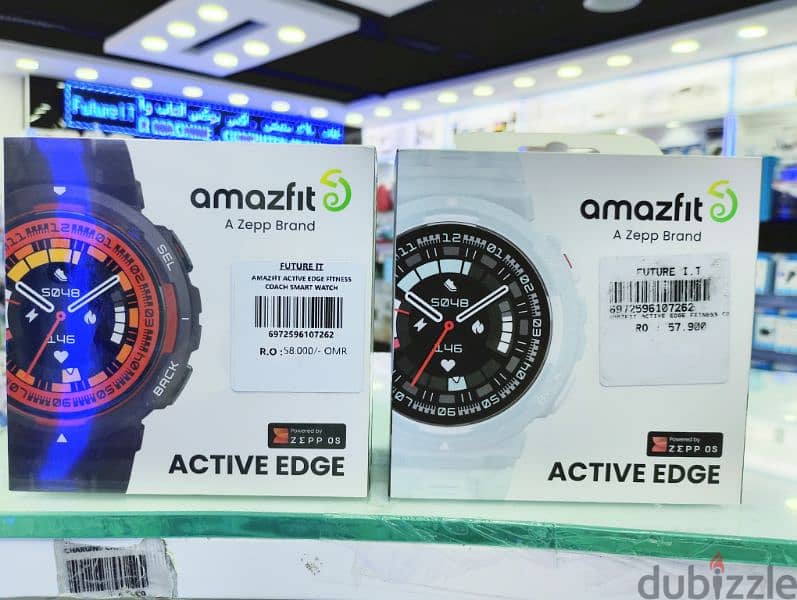 Amazfit Active Edge Smart Watch 46 mm, Rugged Sport & Fitness watch 0