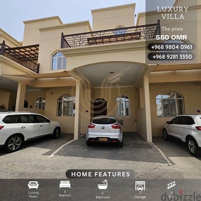 AL QURUM | LUXURIOUS 5 BR VILLA FOR RENT