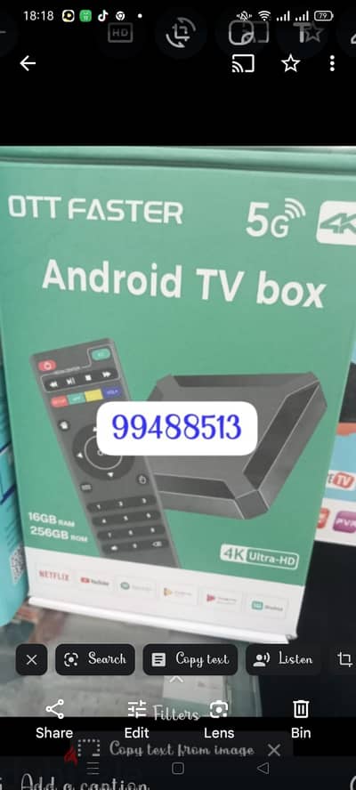 New model 4k Ott android TV box, dual band WiFi, world wide channels