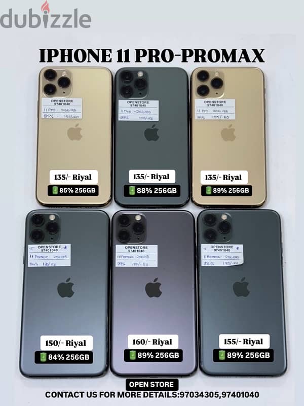 iphone 11 pro & promax -Good condition awesome phones 0