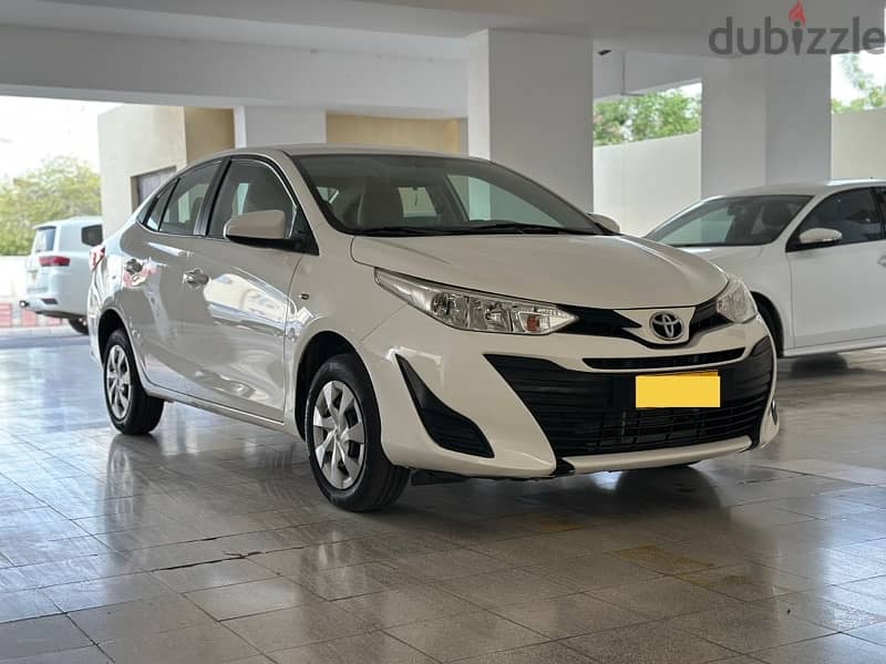 Toyota Yaris 2019 Oman car 94000 km Toyota servicing 0