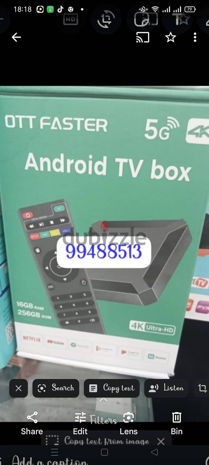 New wifi androied tv box one yaer free pakge 0