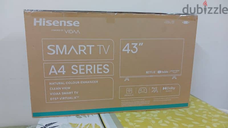 Hisense smart tv 43" 1