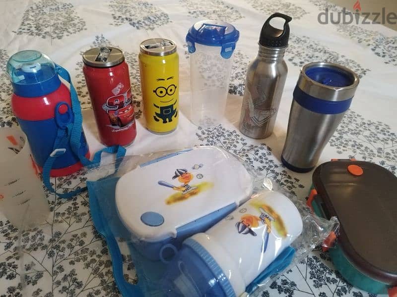 kids water bottel and lunch box 2