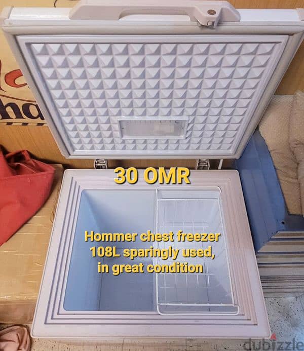 Hommer chest freezer 108L 0